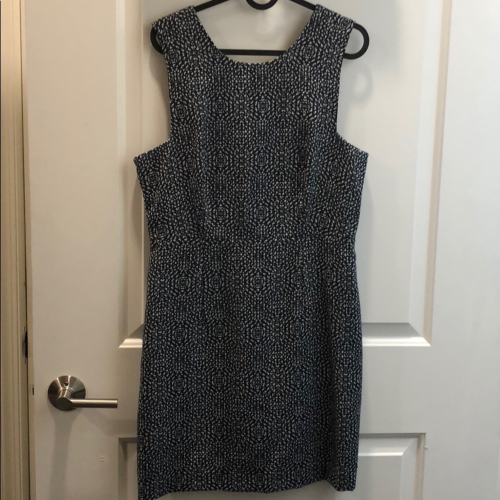 Navy and White H&M Dress